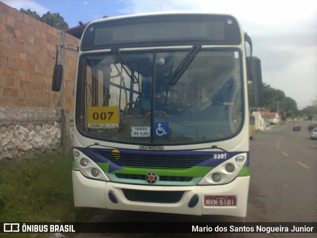 Viação Modelo 9301 na cidade de Aracaju, Sergipe, Brasil, por Mario dos Santos Nogueira Junior. ID da foto: 8045921.