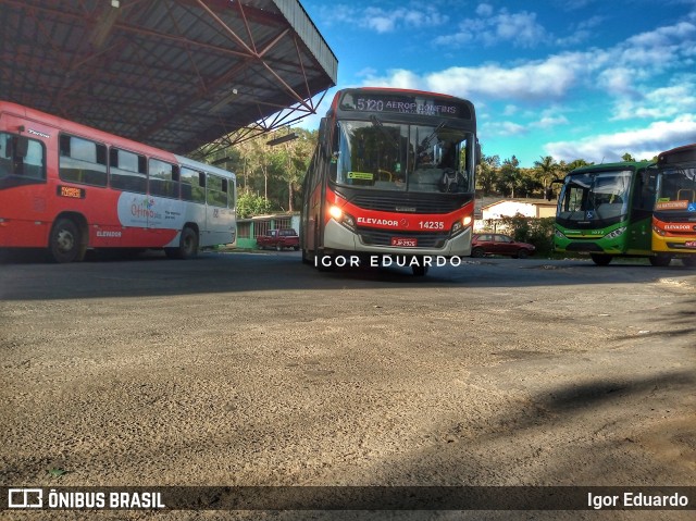 Expresso Unir 14235 na cidade de Pedro Leopoldo, Minas Gerais, Brasil, por Igor Eduardo. Número da foto: #8045729.