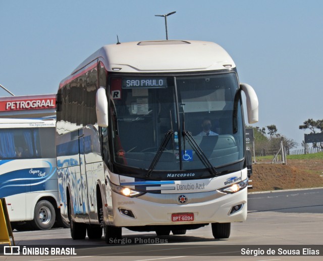 VIDA - Viação Danúbio Azul 19025 na cidade de São Carlos, São Paulo, Brasil, por Sérgio de Sousa Elias. Número da foto: #8045703.