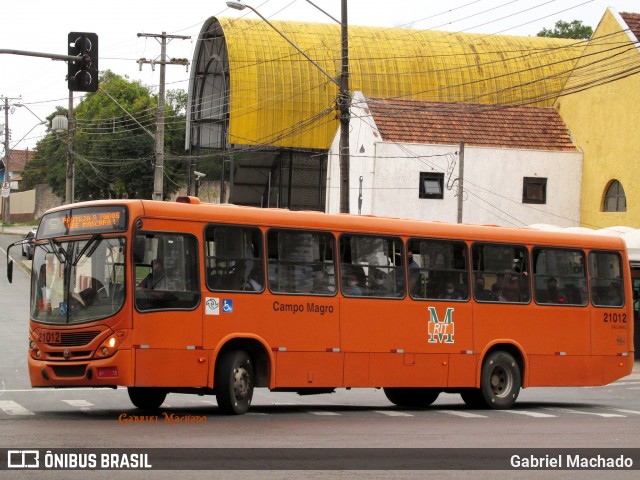 Auto Viação São Braz 21012 na cidade de Curitiba, Paraná, Brasil, por Gabriel Machado. ID da foto: 8045846.