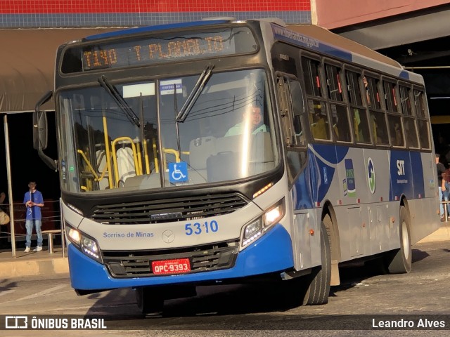 Viação Sorriso de Minas 5310 na cidade de Uberlândia, Minas Gerais, Brasil, por Leandro Alves. Número da foto: #8045787.