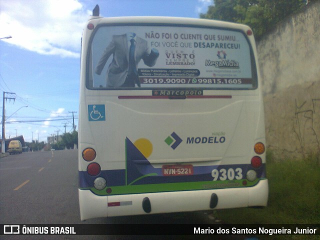 Viação Modelo 9303 na cidade de Aracaju, Sergipe, Brasil, por Mario dos Santos Nogueira Junior. Número da foto: #8045928.