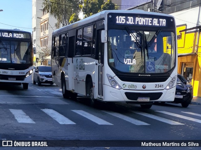 Viação Elite 2341 na cidade de Volta Redonda, Rio de Janeiro, Brasil, por Matheus Martins da Silva. Número da foto: #8044728.