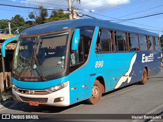 Exdil - Expresso Divinopolitano 890 na cidade de Itaúna, Minas Gerais, Brasil, por Hariel Bernades. Número da foto: #8045121.