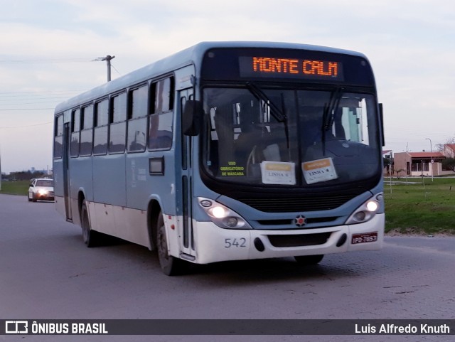 TransPessoal Transportes 542 na cidade de Rio Grande, Rio Grande do Sul, Brasil, por Luis Alfredo Knuth. ID da foto: 8045112.