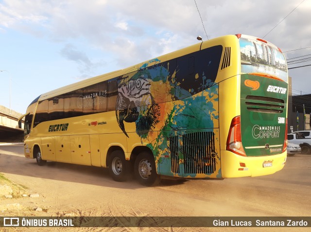 Eucatur - Empresa União Cascavel de Transportes e Turismo 5008 na cidade de Ji-Paraná, Rondônia, Brasil, por Gian Lucas  Santana Zardo. Número da foto: #8047227.