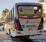 Viação Pinheiral 3011 na cidade de Volta Redonda, Rio de Janeiro, Brasil, por Matheus Martins da Silva. ID da foto: :id.