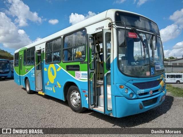 Nova Transporte 22102 na cidade de Cariacica, Espírito Santo, Brasil, por Danilo Moraes. Número da foto: #8050627.