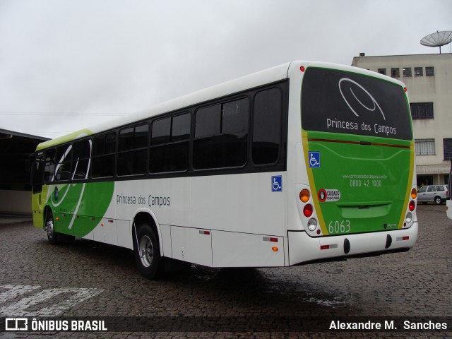 Expresso Princesa dos Campos 6063 na cidade de Ponta Grossa, Paraná, Brasil, por Alexandre M.  Sanches. Número da foto: #8050205.
