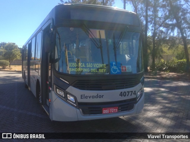 Viação Jardins 40774 na cidade de Belo Horizonte, Minas Gerais, Brasil, por Viavel Transportes. ID da foto: 8050455.