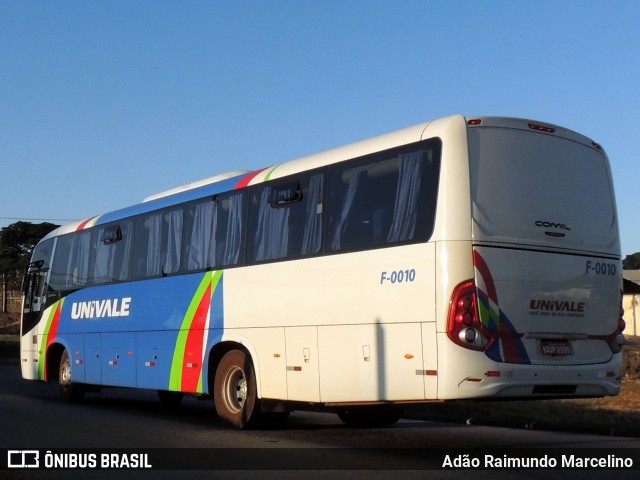 Univale Transportes F-0010 na cidade de Belo Horizonte, Minas Gerais, Brasil, por Adão Raimundo Marcelino. ID da foto: 8051339.