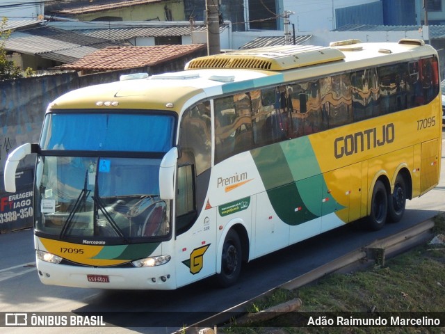 Empresa Gontijo de Transportes 17095 na cidade de Belo Horizonte, Minas Gerais, Brasil, por Adão Raimundo Marcelino. ID da foto: 8051229.