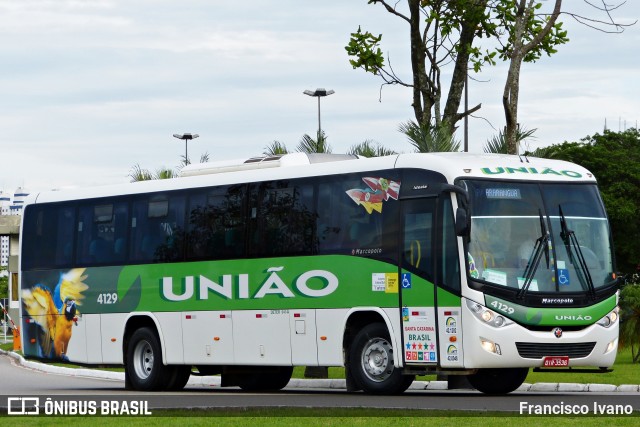 Empresa União de Transportes 4129 na cidade de Florianópolis, Santa Catarina, Brasil, por Francisco Ivano. ID da foto: 8051529.