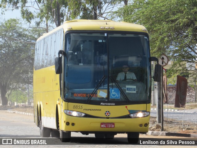 Viação Itapemirim 8855 na cidade de Caruaru, Pernambuco, Brasil, por Lenilson da Silva Pessoa. Número da foto: #8050698.