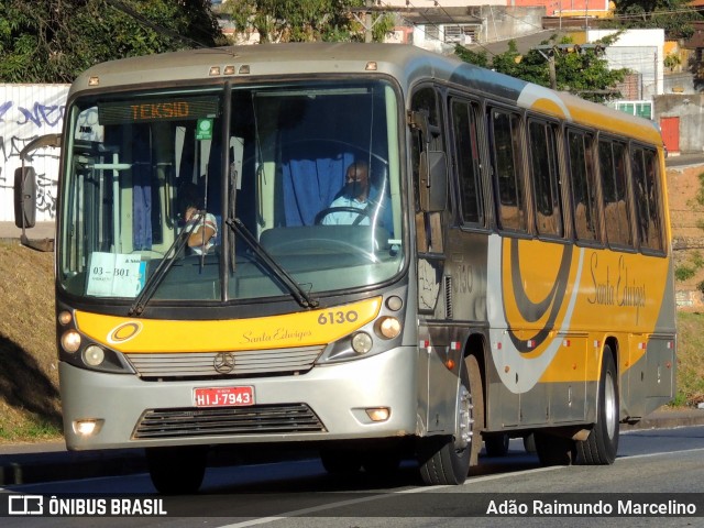 Viação Santa Edwiges 6130 na cidade de Belo Horizonte, Minas Gerais, Brasil, por Adão Raimundo Marcelino. ID da foto: 8051159.