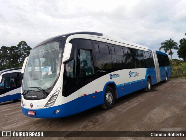 Canasvieiras Transportes 1553 na cidade de Florianópolis, Santa Catarina, Brasil, por Cláudio Roberto. ID da foto: 8048426.