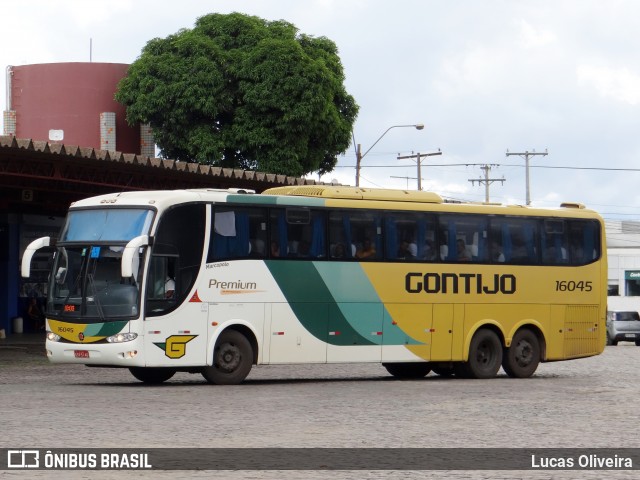 Empresa Gontijo de Transportes 16045 na cidade de Vitória da Conquista, Bahia, Brasil, por Lucas Oliveira. Número da foto: #8049672.