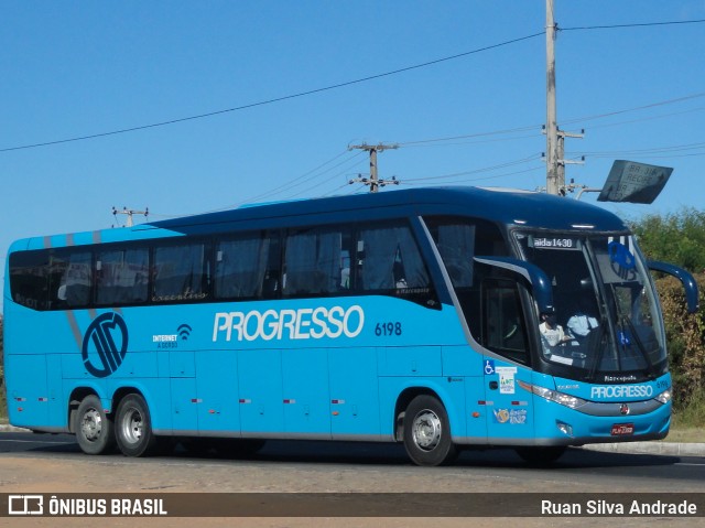 Auto Viação Progresso 6198 na cidade de Teresina, Piauí, Brasil, por Ruan Silva Andrade. Número da foto: #8050440.