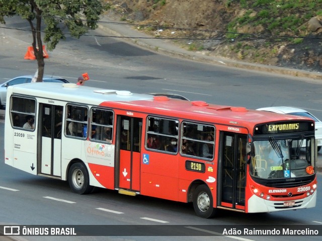 Laguna Auto Ônibus 23059 na cidade de Belo Horizonte, Minas Gerais, Brasil, por Adão Raimundo Marcelino. ID da foto: 8054269.