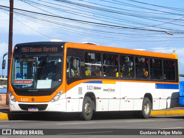 Cidade Alta Transportes 1.021 na cidade de Recife, Pernambuco, Brasil, por Gustavo Felipe Melo. ID da foto: 8052873.