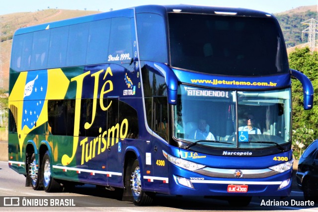 JJê Turismo 4300 na cidade de Roseira, São Paulo, Brasil, por Adriano Duarte. ID da foto: 8051663.