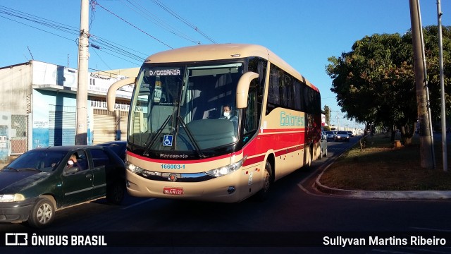 Auto Viação Goianésia 166003-1 na cidade de Anápolis, Goiás, Brasil, por Sullyvan Martins Ribeiro. Número da foto: #8052279.