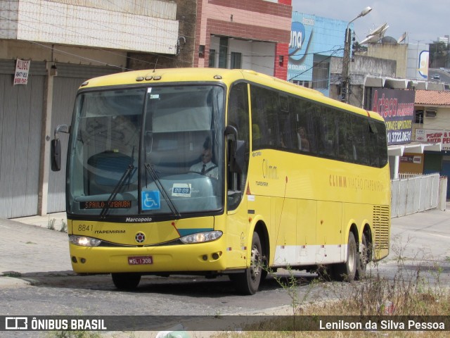 Viação Itapemirim 8841 na cidade de Caruaru, Pernambuco, Brasil, por Lenilson da Silva Pessoa. ID da foto: 8053576.