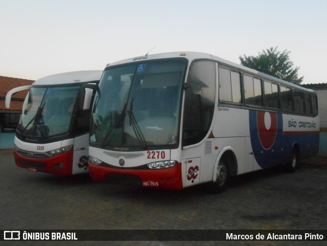 Viação São Cristóvão 2270 na cidade de Lavras, Minas Gerais, Brasil, por Marcos de Alcantara Pinto. Número da foto: #8056808.