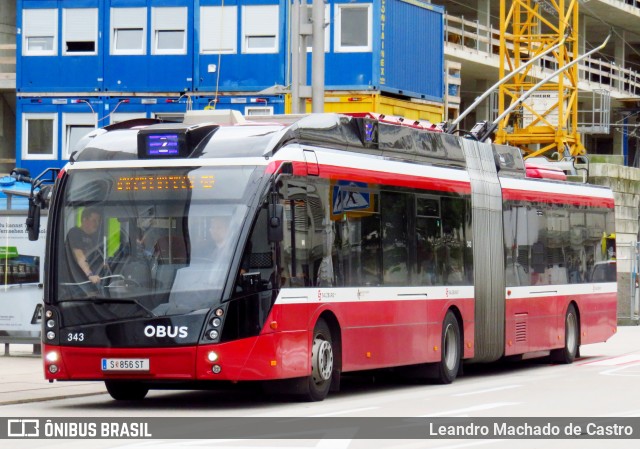 Salzburg AG 343 na cidade de Salzburg, Áustria, por Leandro Machado de Castro. Número da foto: #8056670.