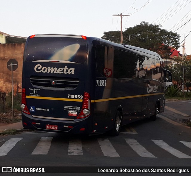 Viação Cometa 719553 na cidade de Campinas, São Paulo, Brasil, por Leonardo Sebastiao dos Santos Rodrigues. ID da foto: 8056041.