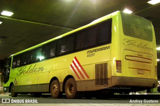 Viação Itapemirim 45201 na cidade de Belo Horizonte, Minas Gerais, Brasil, por Andrey Gustavo. ID da foto: 8055341.