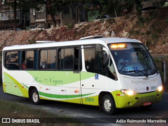 Rio Negro Fretamento e Turismo 25611 na cidade de Belo Horizonte, Minas Gerais, Brasil, por Adão Raimundo Marcelino. ID da foto: 8057020.