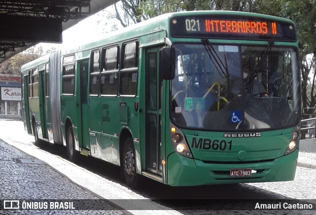 Auto Viação Mercês MB601 na cidade de Curitiba, Paraná, Brasil, por Amauri Caetano. Número da foto: #8054576.