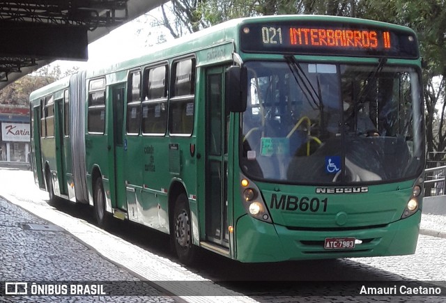 Auto Viação Mercês MB601 na cidade de Curitiba, Paraná, Brasil, por Amauri Caetano. ID da foto: 8054576.