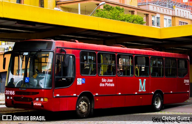 Auto Viação São José dos Pinhais 20166 na cidade de Curitiba, Paraná, Brasil, por Cleber Gumz. ID da foto: 8056413.