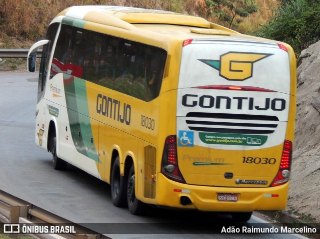Empresa Gontijo de Transportes 18030 na cidade de Belo Horizonte, Minas Gerais, Brasil, por Adão Raimundo Marcelino. Número da foto: #8056756.