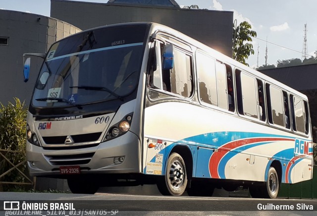 AGM Transportes e Turismo 600 na cidade de Santos, São Paulo, Brasil, por Guilherme Silva. Número da foto: #8055046.