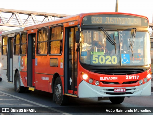 Transbus Transportes > Gávea Transportes 29117 na cidade de Belo Horizonte, Minas Gerais, Brasil, por Adão Raimundo Marcelino. ID da foto: 8056998.