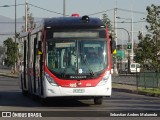 Subus 9586 na cidade de La Granja, Santiago, Metropolitana de Santiago, Chile, por Sebastian Andres Maluenda. ID da foto: :id.