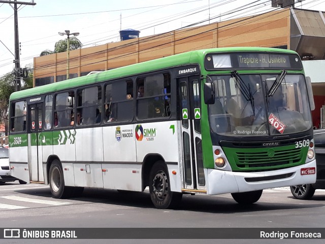 Auto Viação Veleiro 3509 na cidade de Maceió, Alagoas, Brasil, por Rodrigo Fonseca. Número da foto: #7977886.