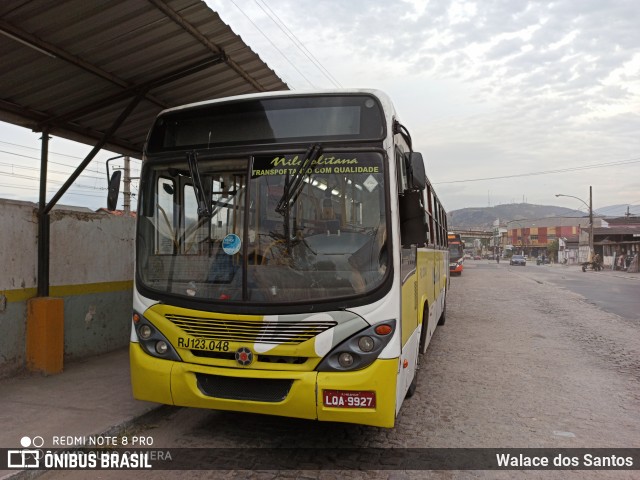 Viação Nilopolitana RJ 123.048 na cidade de Queimados, Rio de Janeiro, Brasil, por Walace dos Santos. Número da foto: #7977368.