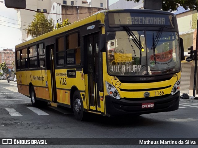 Viação Sul Fluminense 1165 na cidade de Volta Redonda, Rio de Janeiro, Brasil, por Matheus Martins da Silva. ID da foto: 7978614.