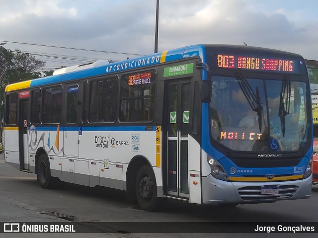 Transportes Barra D13047 na cidade de Rio de Janeiro, Rio de Janeiro, Brasil, por Jorge Gonçalves. ID da foto: 7978977.