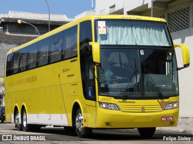 Viação Itapemirim 49017 na cidade de Rio de Janeiro, Rio de Janeiro, Brasil, por Felipe Sisley. ID da foto: 7977873.