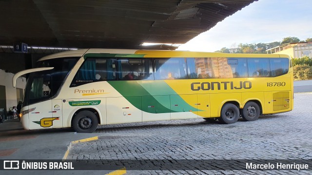 Empresa Gontijo de Transportes 18780 na cidade de Teófilo Otoni, Minas Gerais, Brasil, por Marcelo Henrique. ID da foto: 7977420.