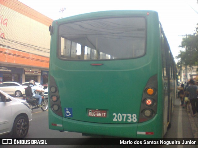 OT Trans - Ótima Salvador Transportes 20738 na cidade de Salvador, Bahia, Brasil, por Mario dos Santos Nogueira Junior. ID da foto: 7980025.