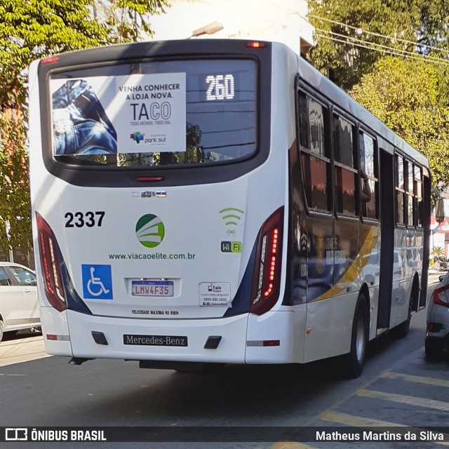 Viação Elite 2337 na cidade de Volta Redonda, Rio de Janeiro, Brasil, por Matheus Martins da Silva. Número da foto: #7978189.