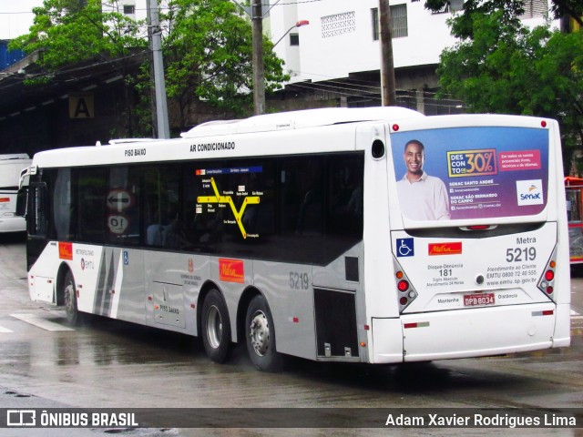 Metra - Sistema Metropolitano de Transporte 5219 na cidade de Diadema, São Paulo, Brasil, por Adam Xavier Rodrigues Lima. ID da foto: 7978292.