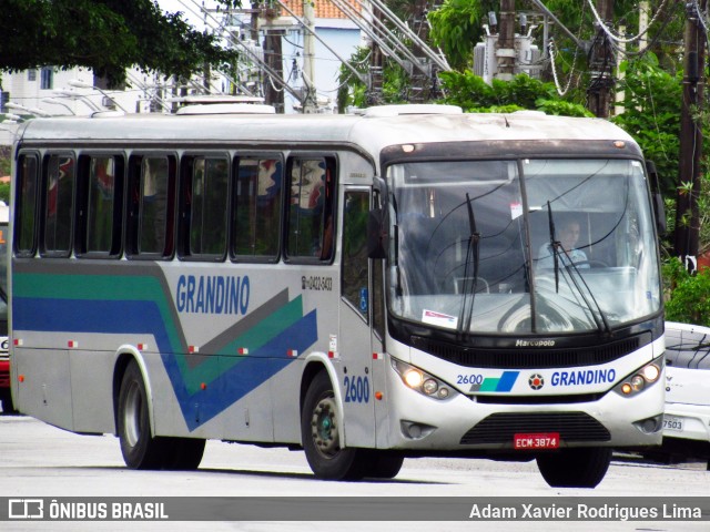 Grandino Transportes 2600 na cidade de Cubatão, São Paulo, Brasil, por Adam Xavier Rodrigues Lima. ID da foto: 7978298.