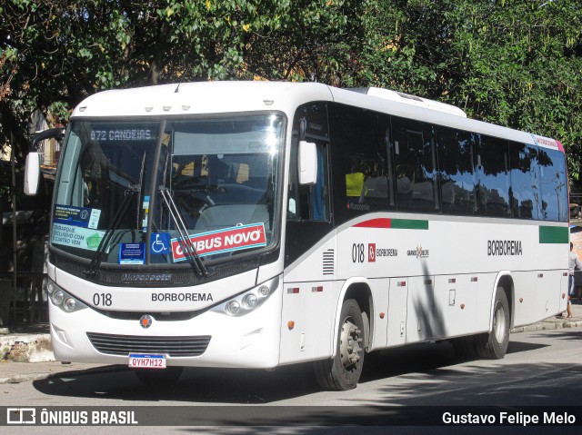 Borborema Imperial Transportes 018 na cidade de Jaboatão dos Guararapes, Pernambuco, Brasil, por Gustavo Felipe Melo. ID da foto: 7977573.